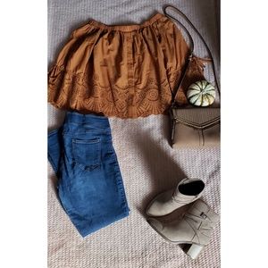 Fashion Nova Tops - Eyelet Off the Shoulder Top Fashion Nova Tops - Eyelet Off the Shoulder Top